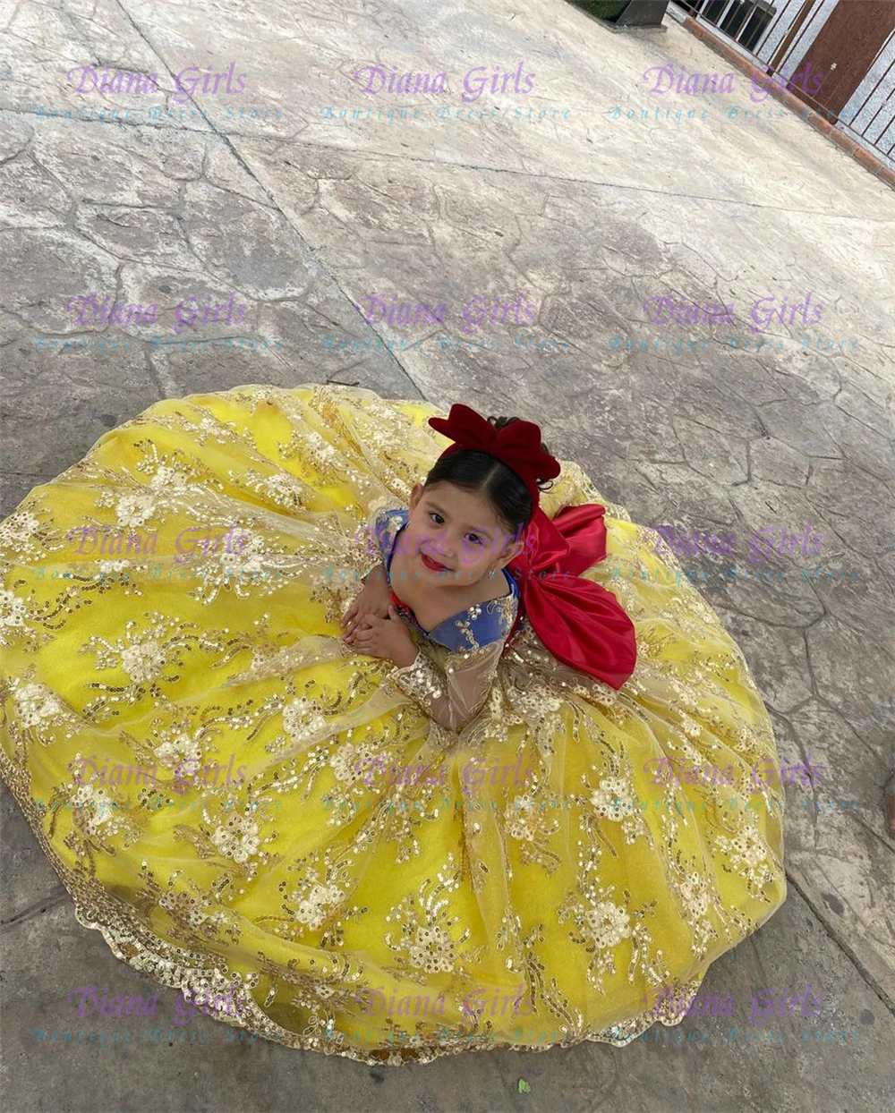 Качественное милое желтое тюле – обзор и цена Embroidery Yellow Dress