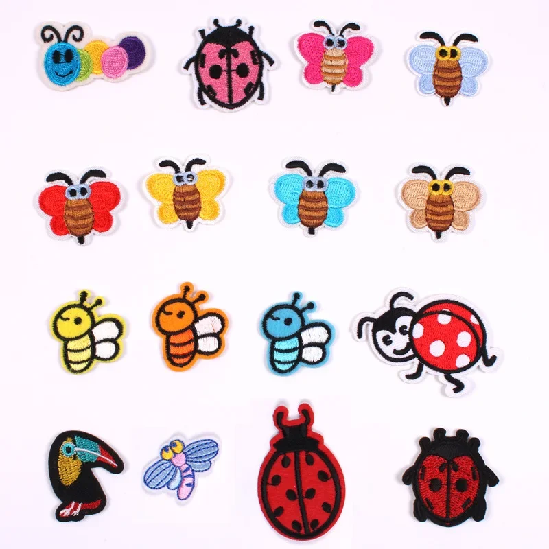 100 шт./лот, маленькая нашивка – обзор и цена Embroidery Lady Bug
